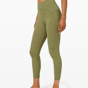 Lululemon Unlimited High Rise Sage Green Leggings